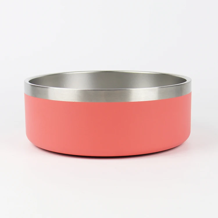 Double Wall Pet Feeding Bowl Stainless Steel Dog Bowl Custom Stainless Steel Dog Bowl Feeder