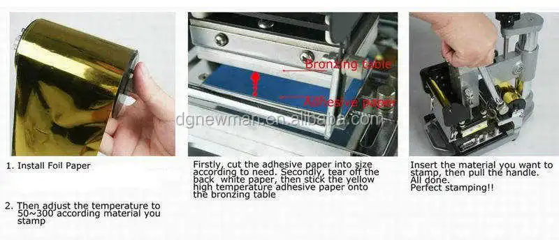 Hot printing machines manufacturing foil silver &gold stamping machine