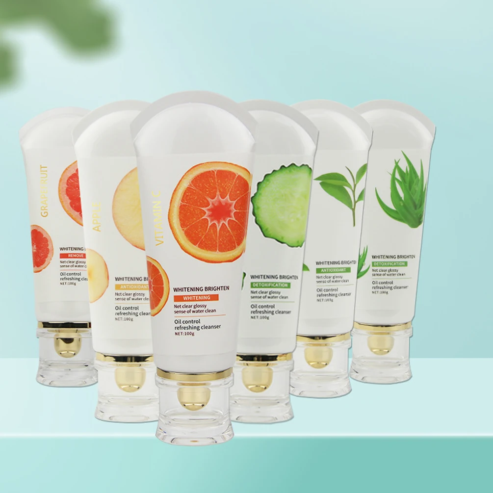 Custom Amino Acid Cleansing Cream Refreshing Anti Acne Moisturizing Bubble Cleansing Milk Bulk Makeup Private Label