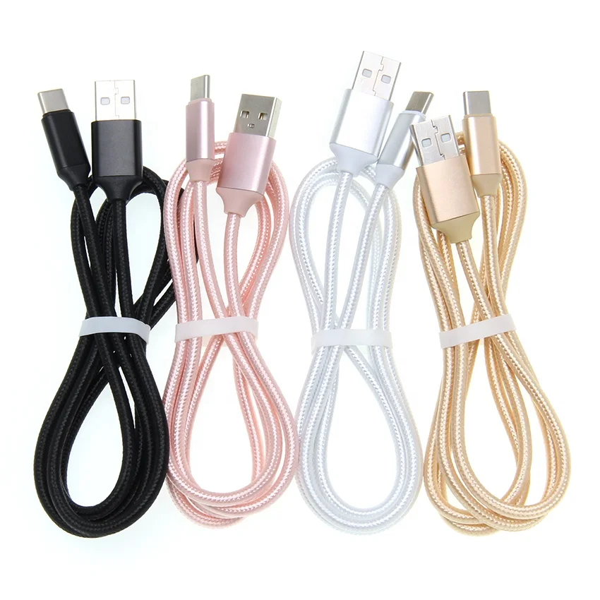 1M USB Charger Cable Nylon Fast Charging Data Cord For iPhone 11 12 13 14 Pro Max XS XR X 8 7 6 Plus iPad Charge Wire