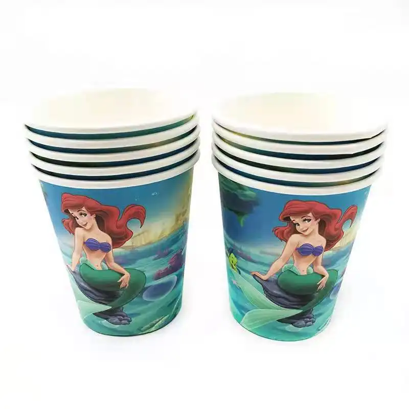 Disposable cartoon paper cup Party supplies Decorate cake cups Thicken watertight paper cup