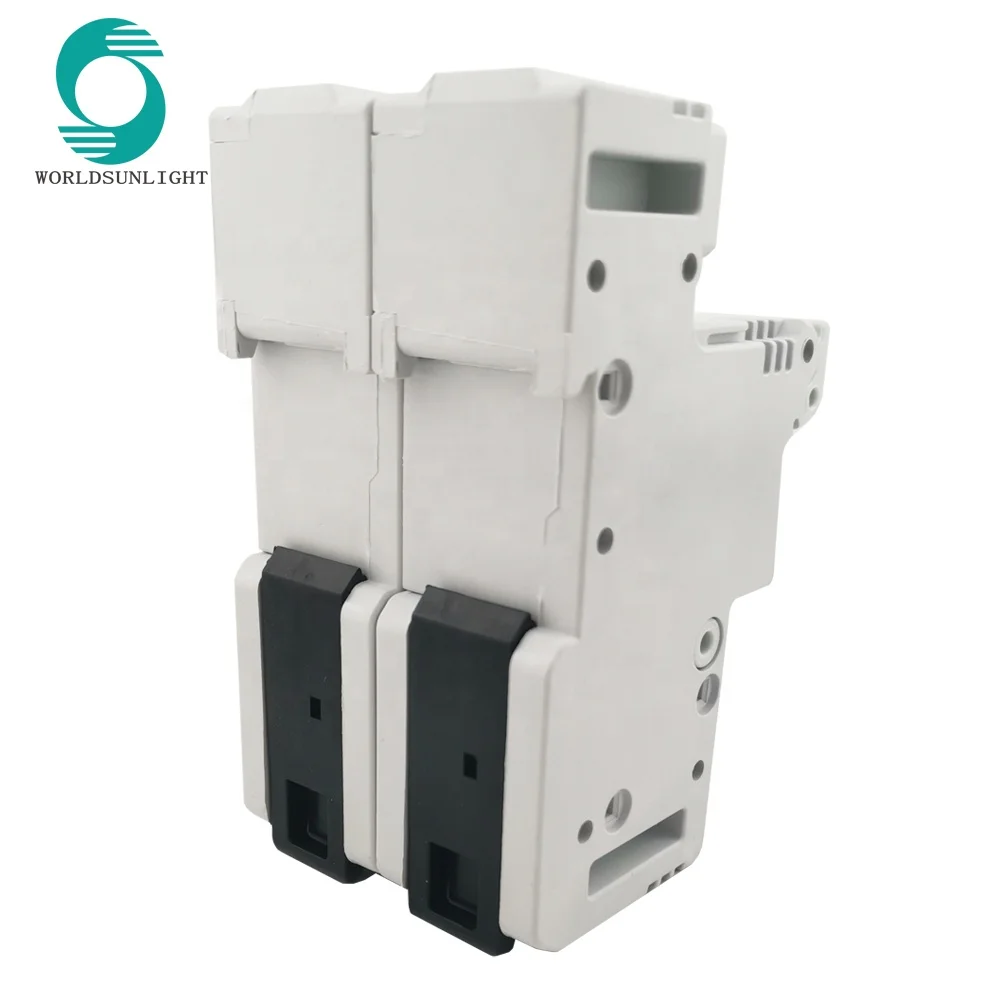  Worldsunlight WSPV-63 CE 22*58 мм gPV 20kA dc 60A цепи 2pole PV солнечная dc1000V держатель