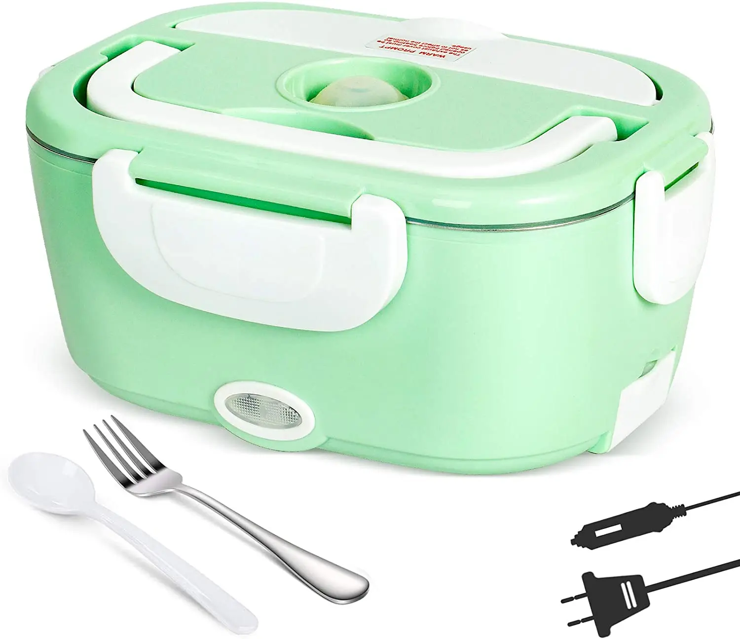 12V&24V&110V Electric Lunch Box Portable Food Heater for Car,Truck and Work 3 in 1 Food Warmer  Portable Microwave Leak proof