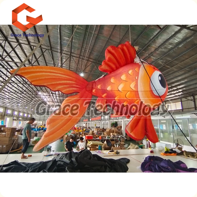 Inflatable goldfish inflatable tropical fish model balloon,Custom Advertising Inflatable Goldfish Cartoon