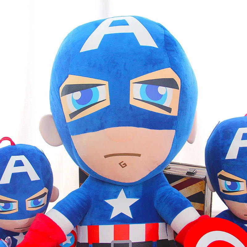 Dc And Movie Doll Hero Spiderman America Captain Bat man Man iron Soft plush Stuffed toys children gifts