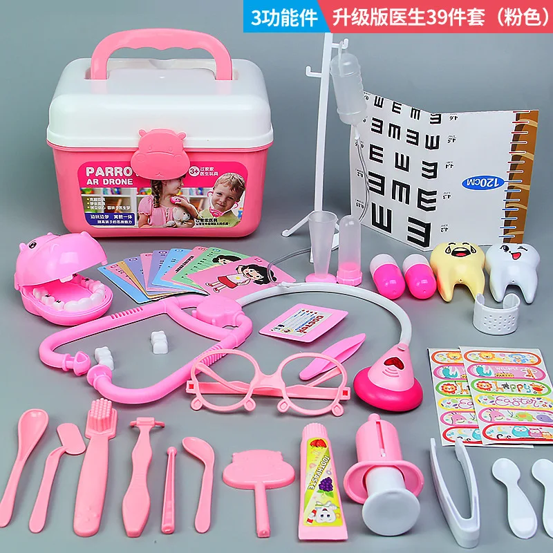 2024 New Kids educational Preschool Role pretend play medial kit set plastic doctors play set for kids children boys girls