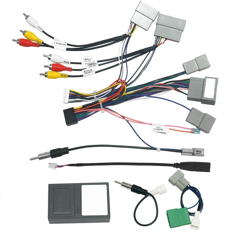 Car 16 Pin Android Stereo Power Wiring Harness With Canbus USB For Honda Civic 1.5T(16-19)/CRV (17-19)/Breeze(2020+)