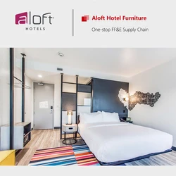 Marriott Aloft Hotel Bedroom Hotel Room Furniture Set