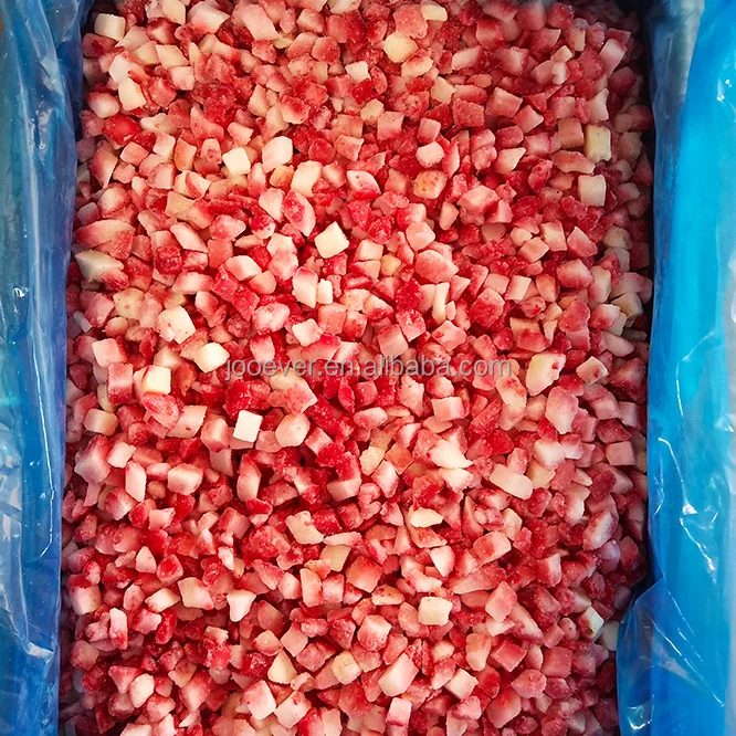 Frozen Strawberry Dice Premium Quality Frozen Fruit for Your Culinary Delights