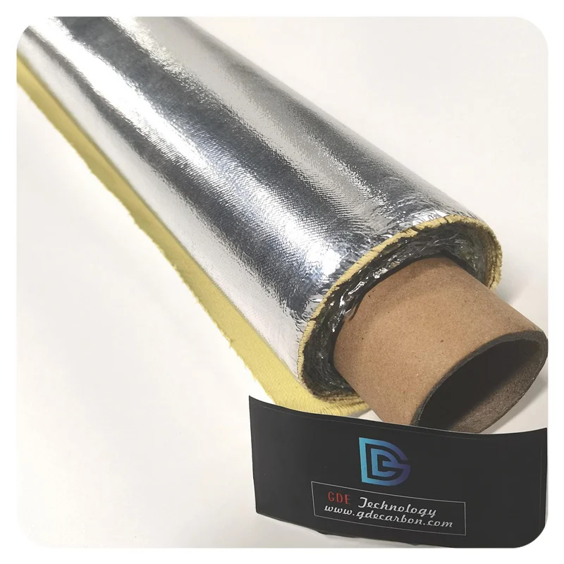 Огнестойкая алюминиевая фольга с защитой от термического излучения, тканая ткань из алюминия, изготовленная на заказ углеволоконная ткань
