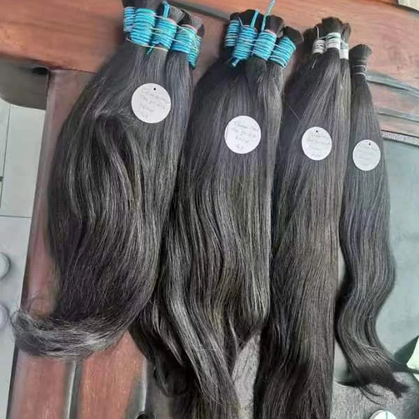 100% cabelo humano em massa venda quente no mercado do brasil, grande pedido