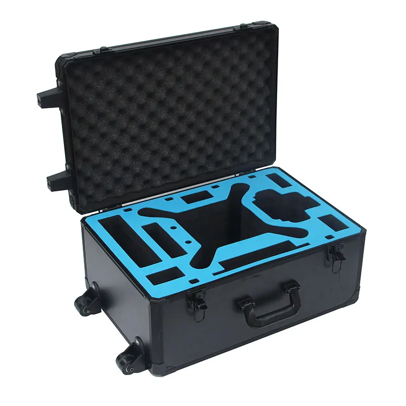 DJI Phantom Aluminum Case Black Aluminum Drone RC Helicopter Carrying Case