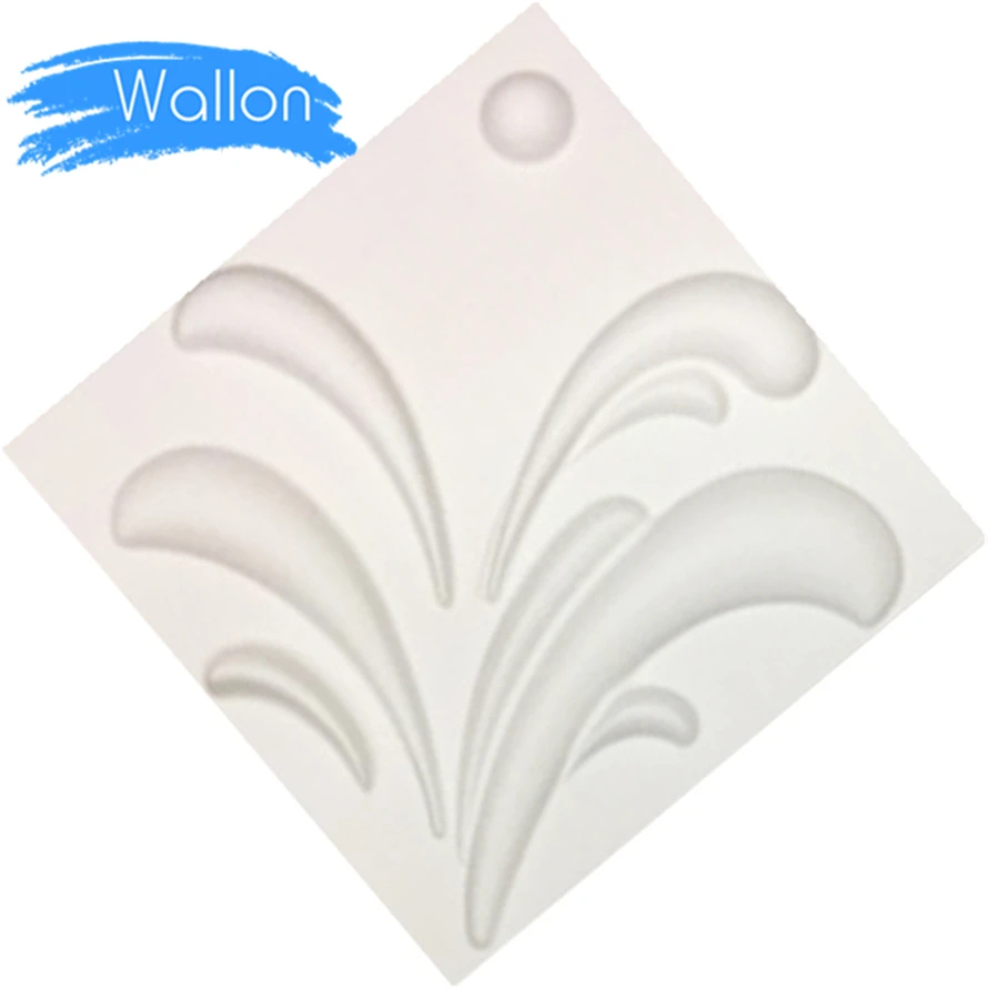 Building Material New Brick Design Embossed Art Deco 3D Matt Black Wall Panels