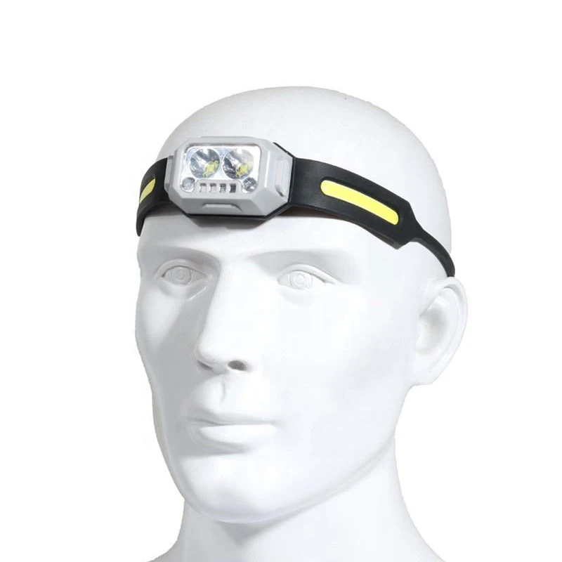 Portable Outdoor Hunting Hiking High Power Waterproof Emergency Cob Work Lights USB Rechargeable Led Head Lamp Torch Headlamp