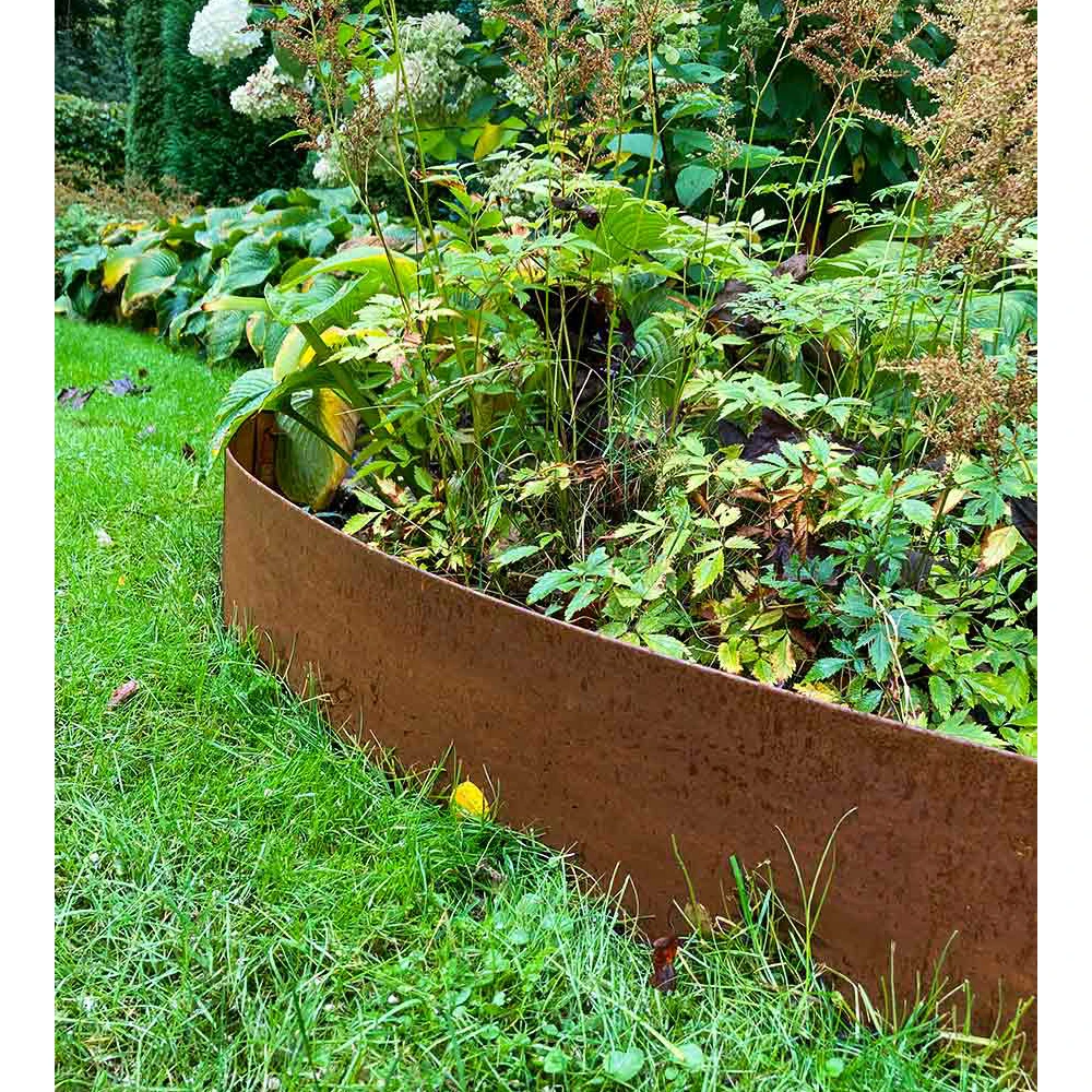 Small Fence Multi-Edge  Flexible Landscape Border Decorative Natural Rock Lawn Metal Edging Garden