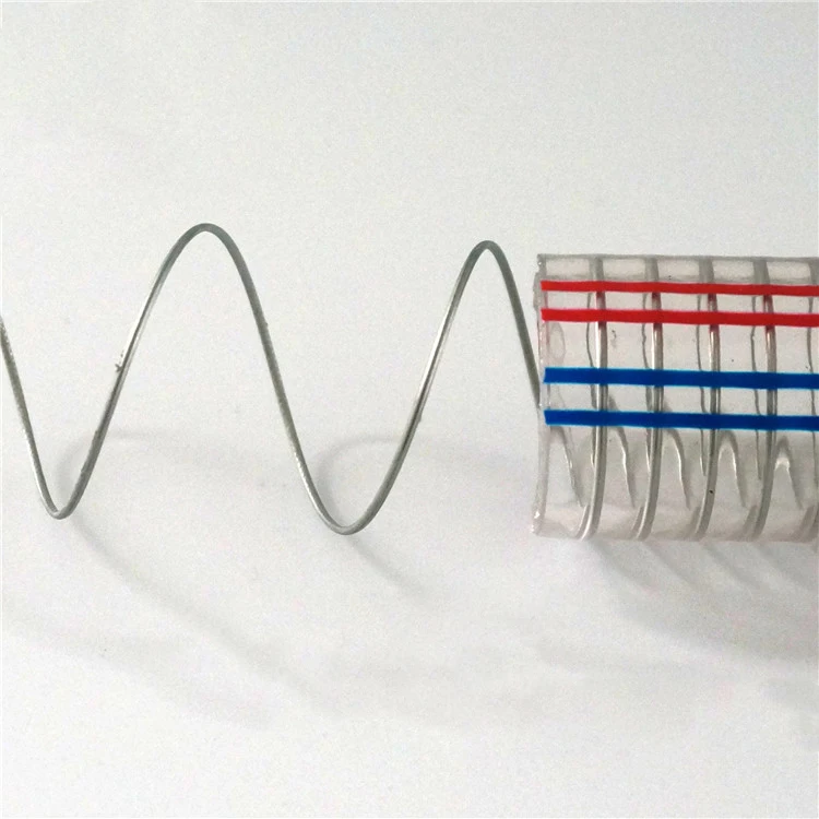 Best Food-grade Flexible Transparent Hydraulic Vacuum Duct Suction Water Pvc Steel Wire Spiral Reinforced Hose Pipe