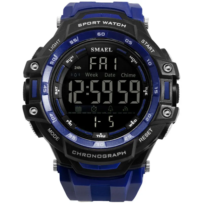 relogio SMAEL 1350 watches digital display led men waterproof custom sports watch
