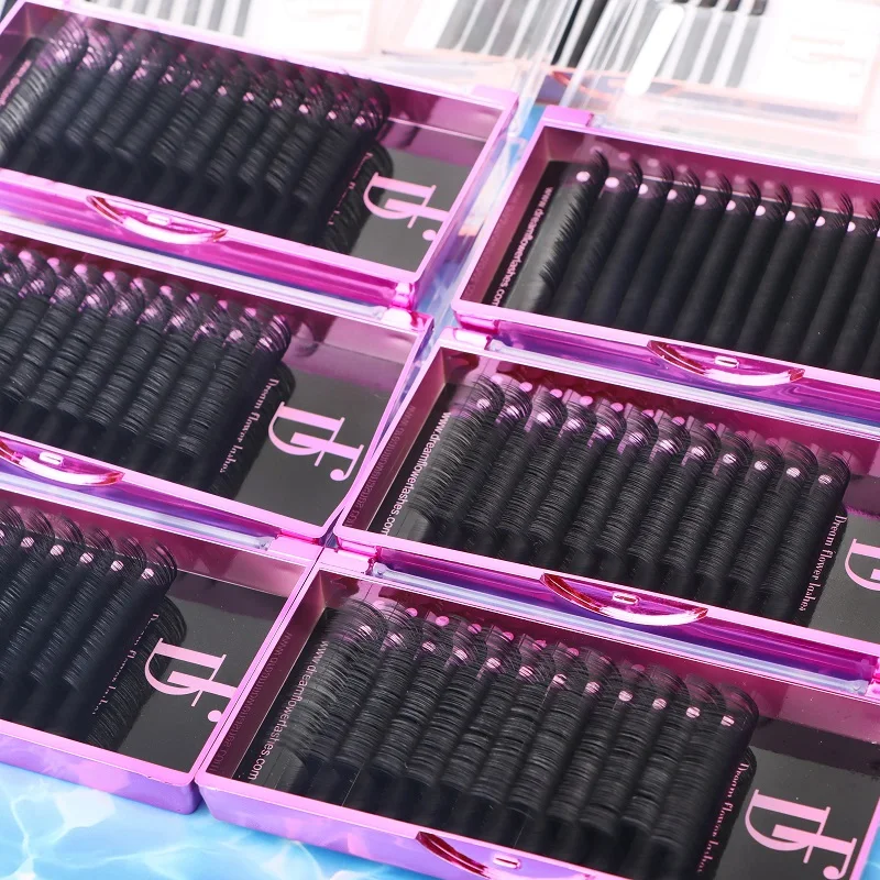 Extremely Soft Cashmere Eyelash Volume Lashes Packaging Russian Volume Individual Eye Lashes Extension