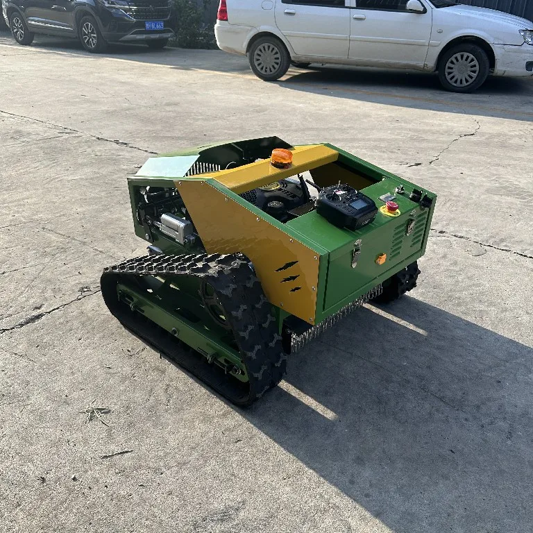 Automatic mini flail robot bush mower 550mm Garden remote control Lawn Mower for sale