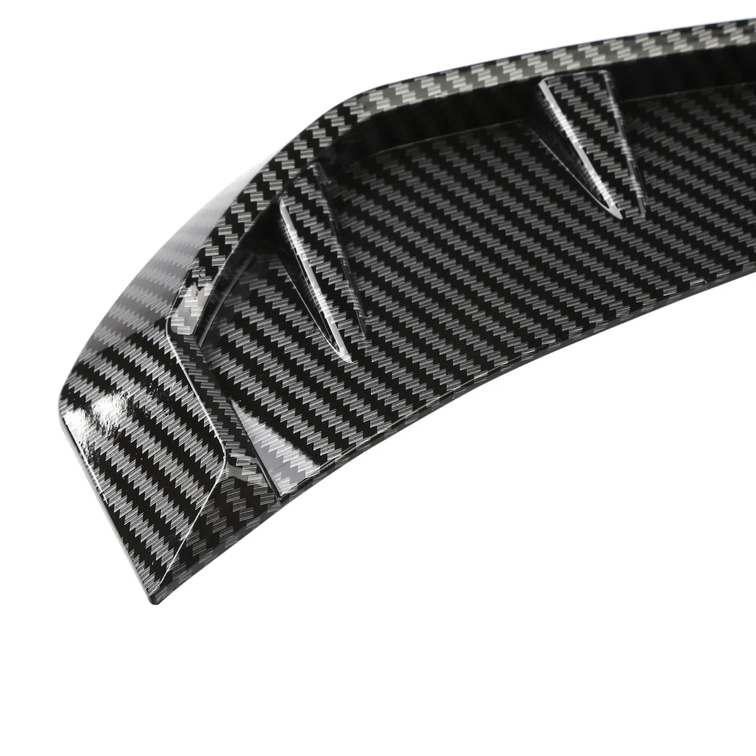 DTOUCH 2 pcs Universal Paste Carbon Fiber Look  Fender Car decoration Air Side Vent Air Flow Sticker