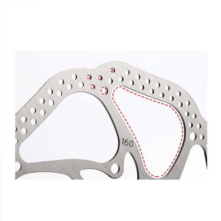 Bicycle Disc Brake Rotor 120/140/160/180/203mm 6 Inches Stainless Steel Rotor Disc