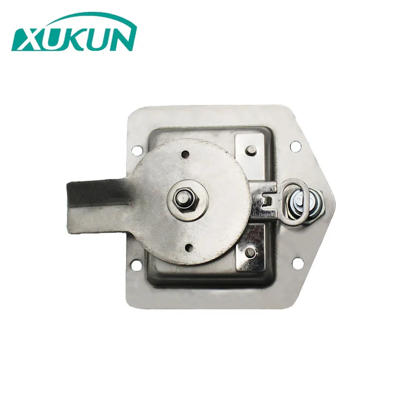 XK126-3 90 degree rotation truck door folding stainless steel toggle hasp T-shaped handle locking lever latch panel lock
