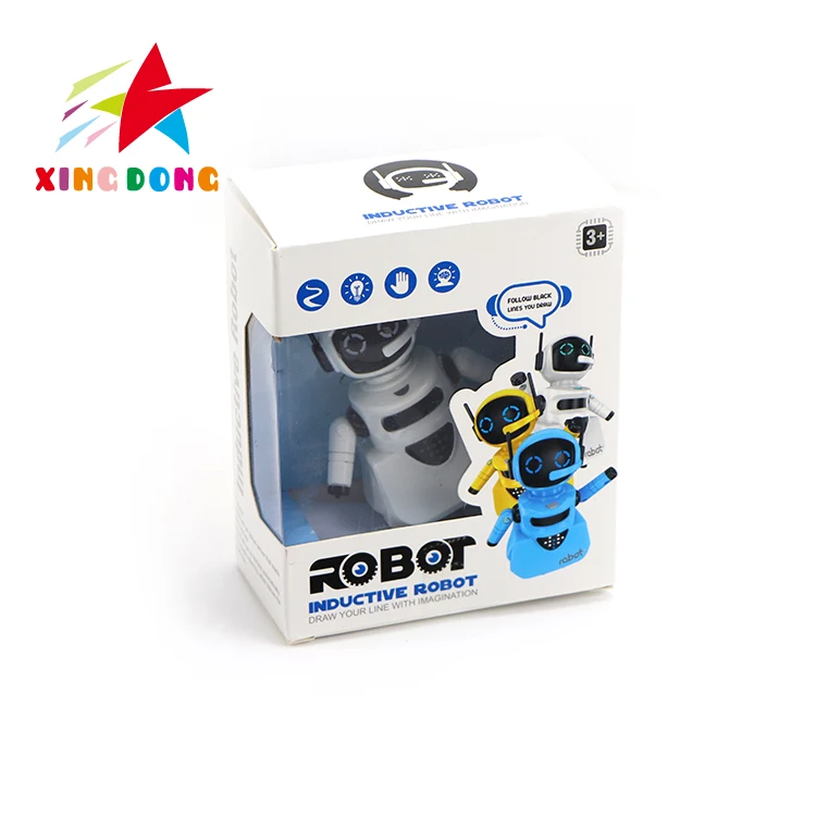 Hot selling Inductive Electric Robot Car Line Follower Magic Pen Toy Follow Any Line  Educational Toy