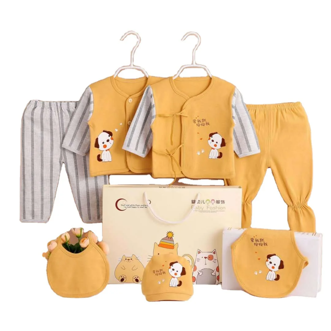 WEN Four Seasons Seven-piece Suit 0-3 Months Baby Suit Baby Gift Box Cotton Clothing Supplies