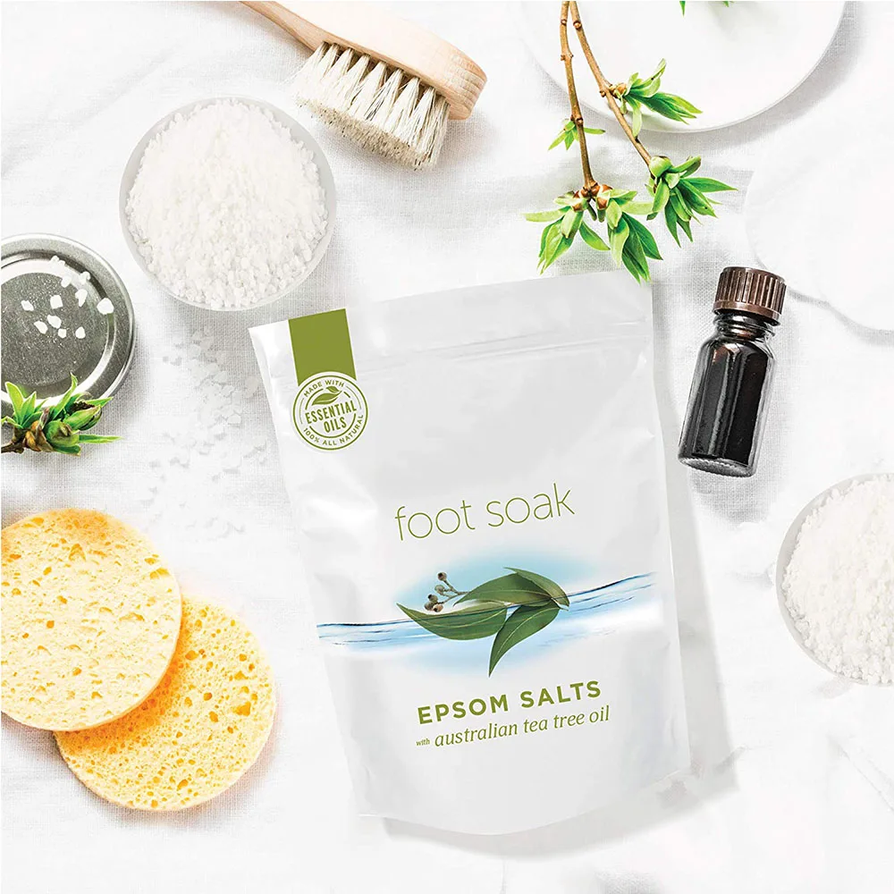Best selling products best foot soak with tea tree oil and epsom salt foot bath fights fungus