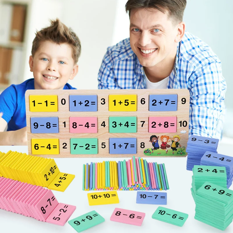Деревянный конструктор «Операция», Игрушки для раннего развития детей, Обучающие игрушки, деревянное домино, математические учебные пособия, игрушка