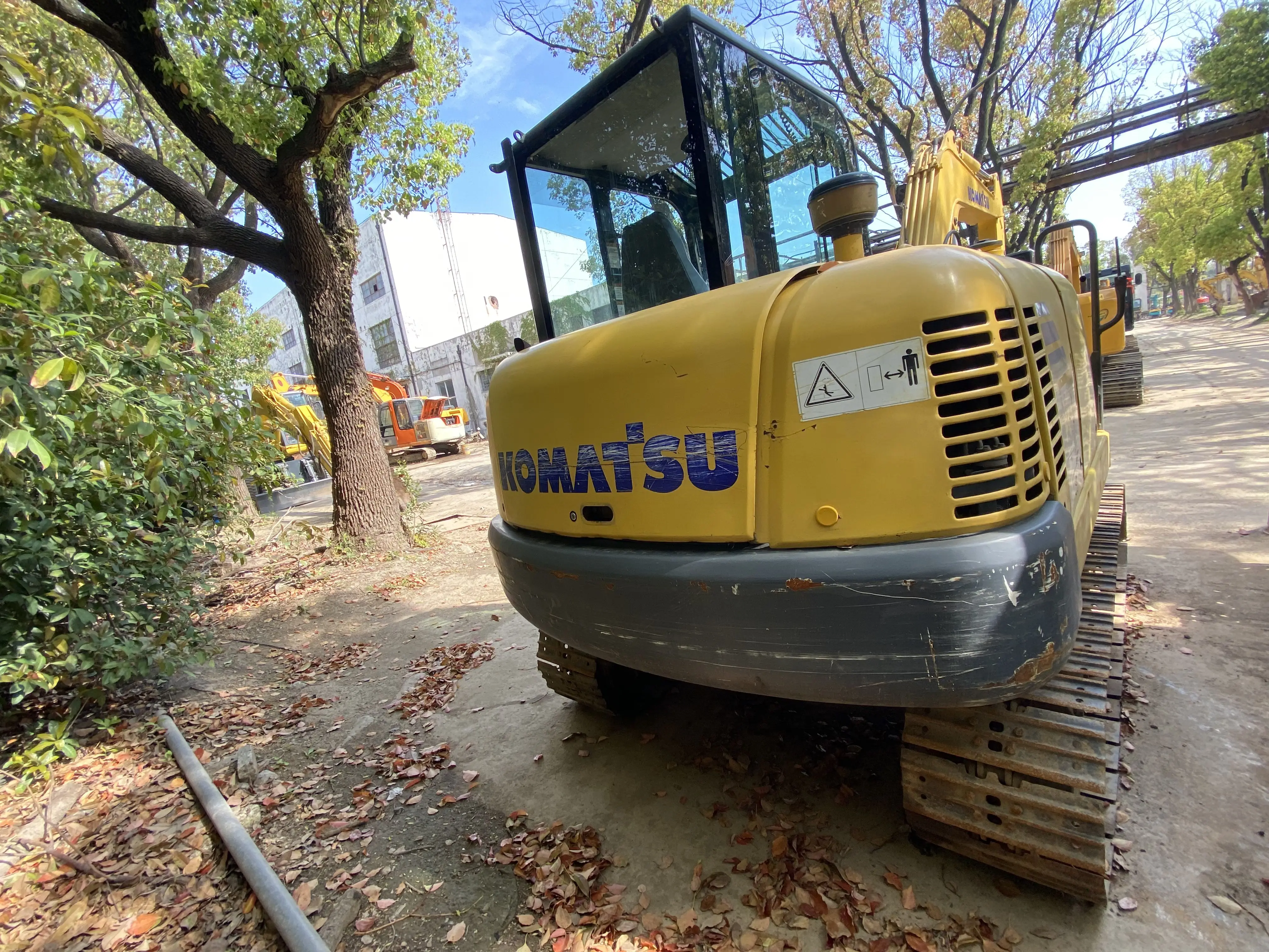 Used mini excavator 5.6ton Komatsu 56 original Japanese farm garden tractors  high quality second- hand excavator for sale