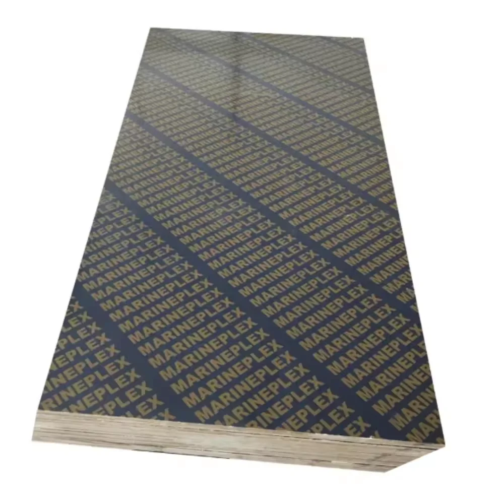 1220x2440mm 18mm Black Film Faced Plywood Marine Construction Formwork Phenolic board