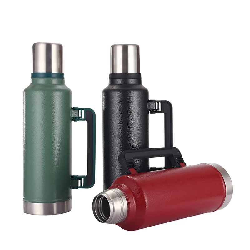 High Quality 1300ml Outdoor Camping Stainless Steel Double Wall Vacuum Flask Termos Water Bottle Thermos Travel Pot