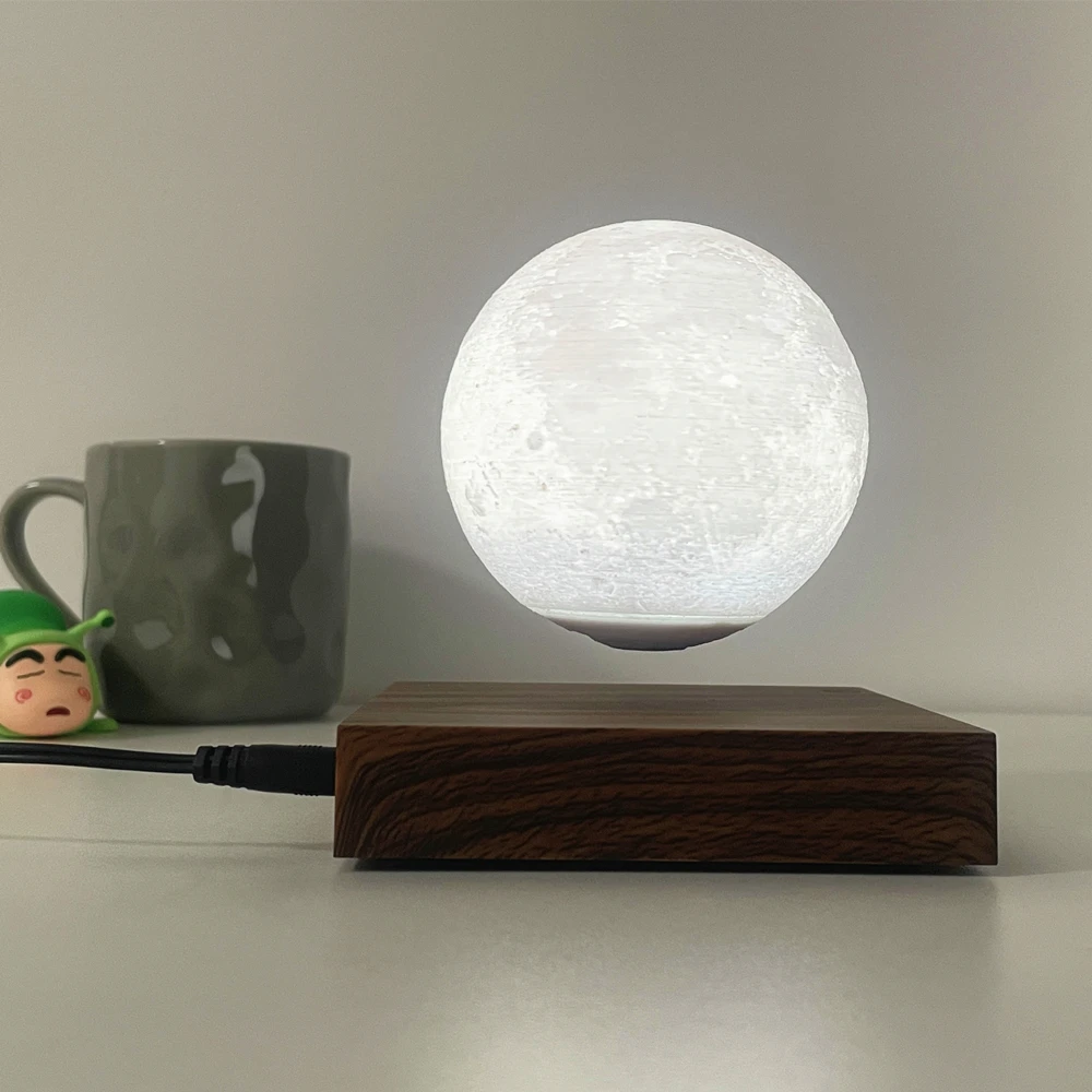 Factory Price Magnetic Floating Moon Lamp 3D Printing Floating Moon Lamp Lunar Light Hot Selling Small Night Light