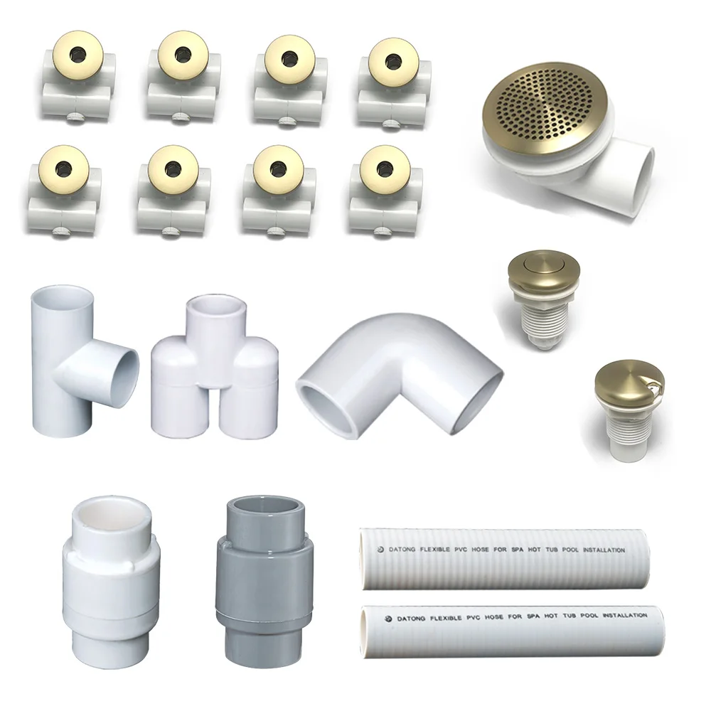 Jetway low price Wholesale Massage Water Nozzle Bathtub Set Spa Hot Tub Jet Accessories