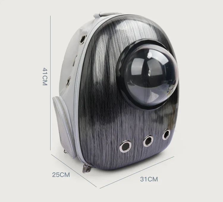 Outdoor travel puppy carry backpack portable breathable cat carrier bag for pet