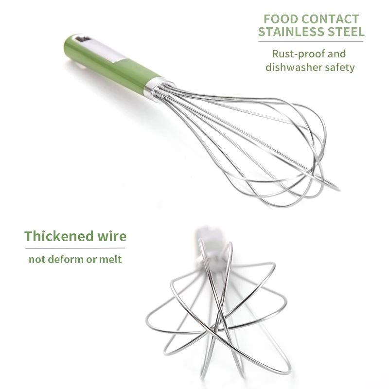 manual stainless steel wire  egg beater cream baking whisk stirring rod egg mixer Einen schneebesen Batteur Pater Batibatide hue