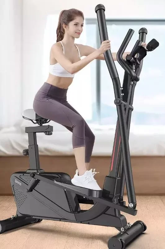 2021 Hot Sale Wholesale Portable Elliptical Machine Magnetic Exercise Bike Stepper Trainer Indoor Silent Modern Treadmill