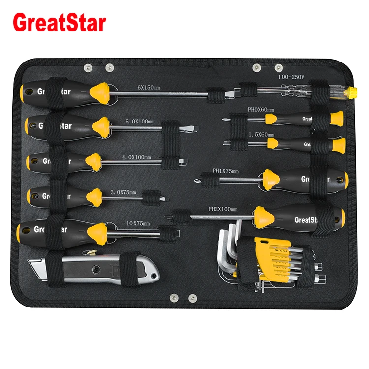 119PC Aluminum Suitcase Hand Tool Kit Set Household Tool Sets tool kit for home