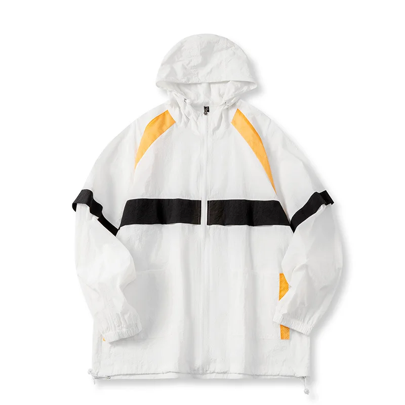 Hot Sale Sports Outdoor Skin Clothes Sun-protective Clothing Women customize Loose Ultra-thin Breathable Ice Silk Sunscreen Coat