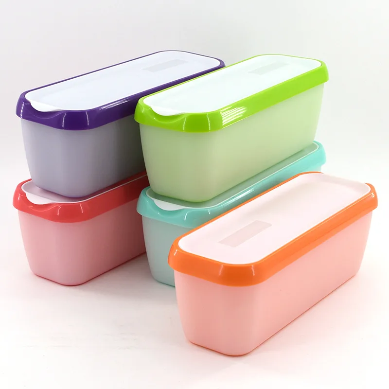 Kitchen Refrigerator Food Storage Box Ice Cream Storage Box Container Bins Product Fridge Large Rectangular Plastic New