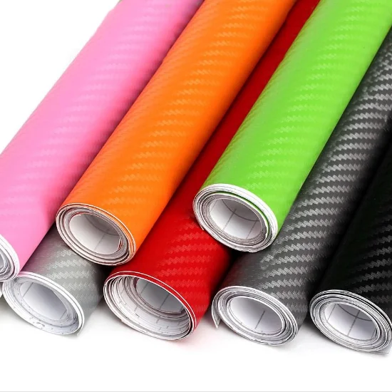 High quality adhesive car body protection carbon fiber wrap vinyl sticker