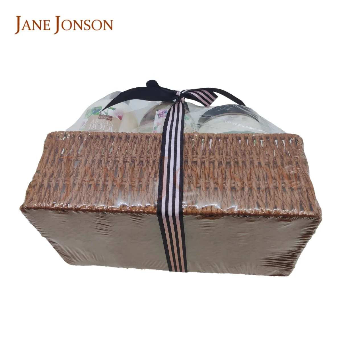 Spa Basket Wooden Bath Shower Pamper For Woman Gift Set Box For Mother Day