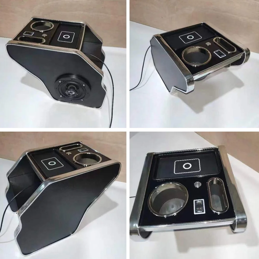 Контейнер USB для хранения Hiace van KDH200 2005-2018 консоль с узким корпусом и аудиодинамиком подставка чашки беспроводной зарядкой