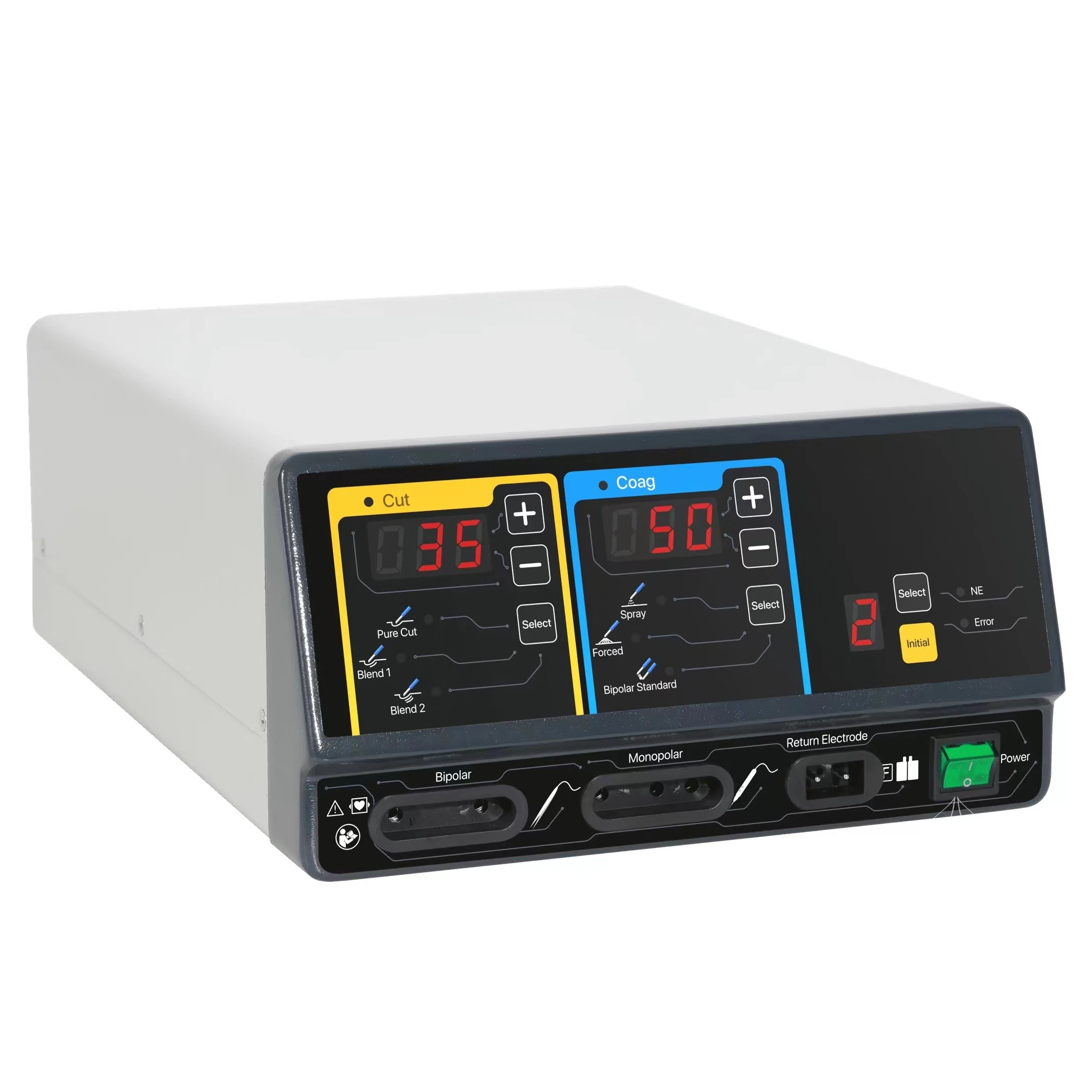 Mn-Dm100V  High Frequency Medical Electrocautery Unit ICU Hospital Diathermy Machine