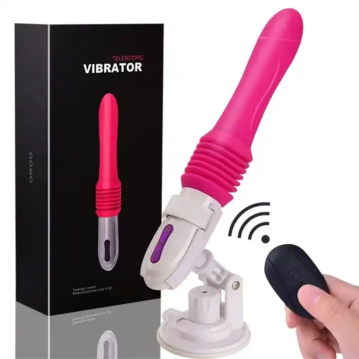remote control telescopic Dildo Vibrator Sex Machine for Women