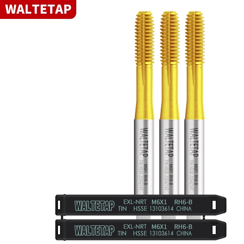 WALTETAP HSSE-M42 JIS Standard With Tin Roll Forming Tap M3 M4 M5 M6 M7 M8 M9 M10 M12 Machine Screw Thread Taps