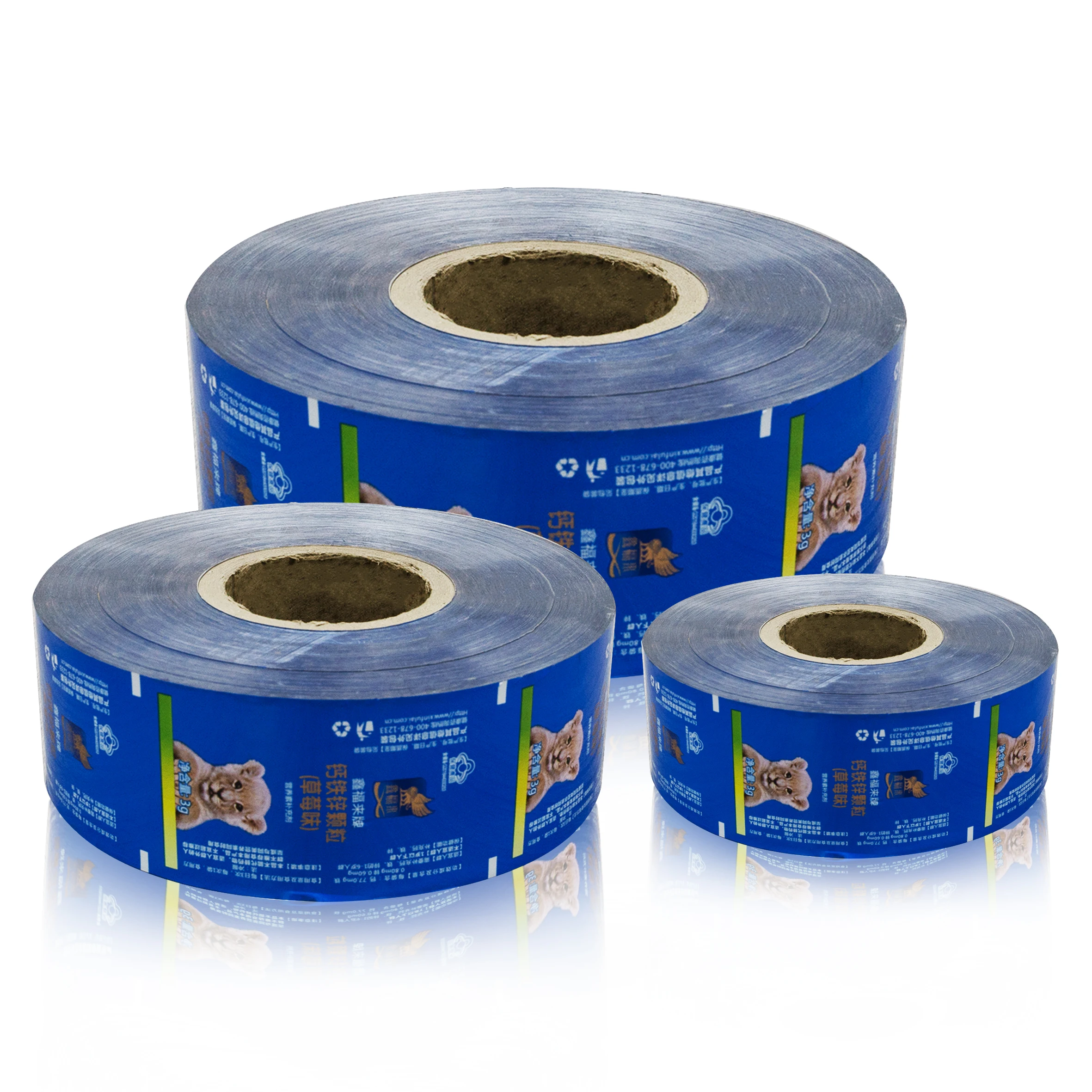 CCPAK  food packing lamination film in rolls glossy for cookies  candy  snack  bread