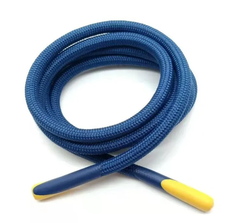 Telephones & Accessories Polyester Soft Cord Custom 3mm Round Hoodie With Dripping Silicone Tips DrawstringTelephone Cords