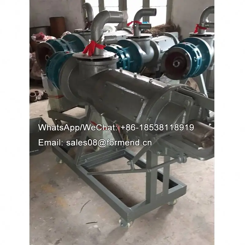 Good factory new design cow manure dryer machine/animal waste dewatering machine